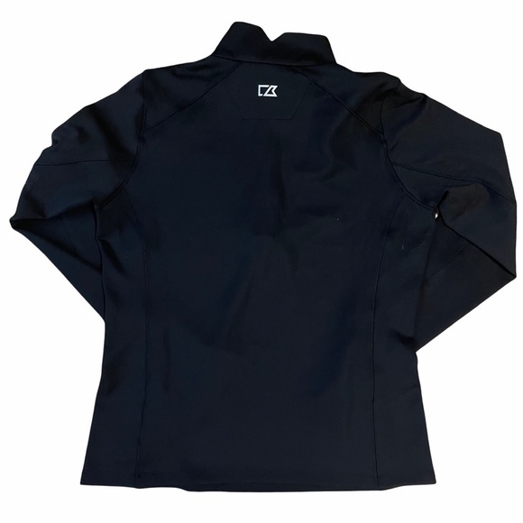 Las Vegas Raiders NFL Allegiant Stadiums Cutter & Buck Black 1/2 Zip Pul… - Picture 4 of 9